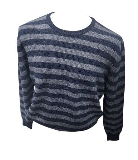 Blazer Mens Alex Merno Stripe Crew Neck
