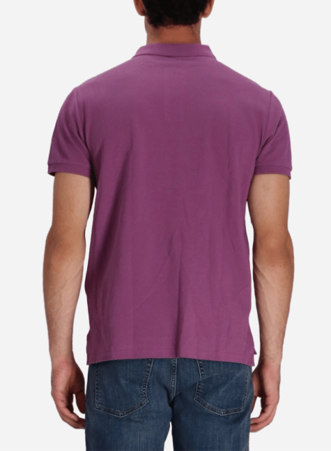 Load image into Gallery viewer, Polo Ralph Lauren Mens Custom Slim Fit 100% Cotton Knit Short Sleeve Shirt - Purple
