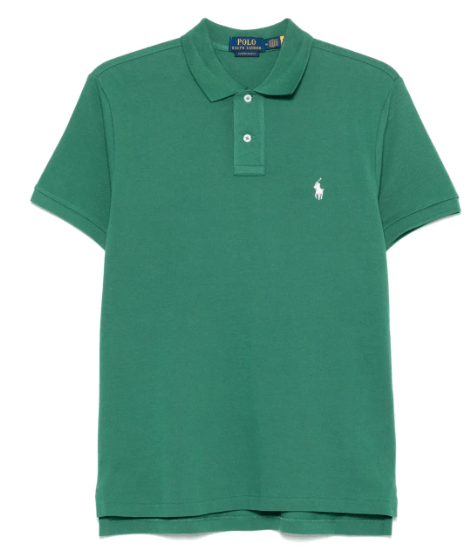 Polo Ralph Lauren Mens Custom Slim Fit Knit Shirt - Green