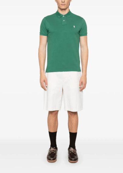 Load image into Gallery viewer, Polo Ralph Lauren Mens Custom Slim Fit Knit Shirt - Green
