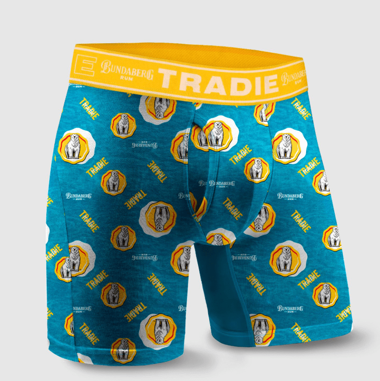Load image into Gallery viewer, Tradie Mens No Chafe Bamboo Long Leg Trunks - Bundy
