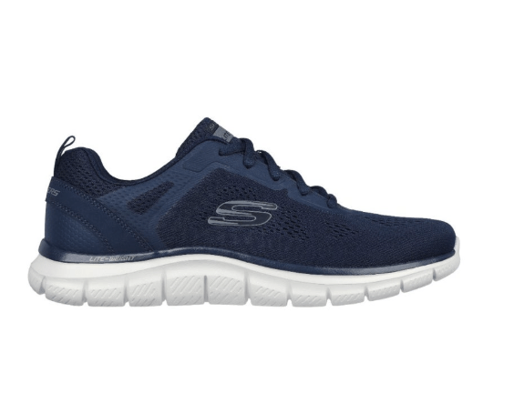 Load image into Gallery viewer, Skechers Mens Memory Foam Track Broader Runner - Navy
