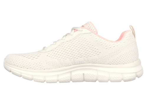 Load image into Gallery viewer, Skechers Womens Memory Foam Track New Staple Runners - Natural/Pink
