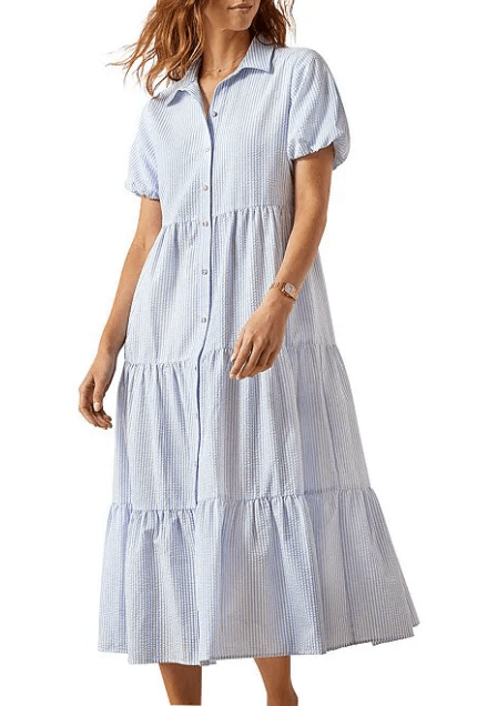 Ariat Womens Dovestone Seersucker Dress