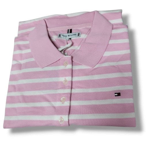 Tommy Hilfiger Womens 1985 Regular Fit Pique Polo Shirt
