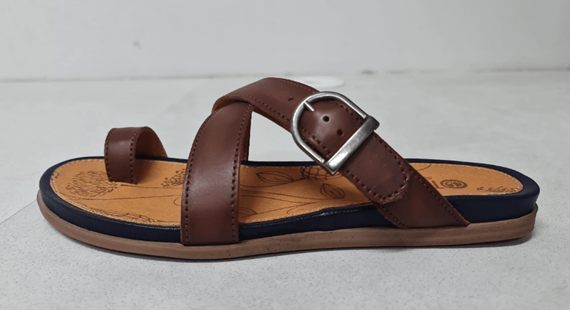 Load image into Gallery viewer, Tsonga Womens Bembezi Sandals - Sable/Marine
