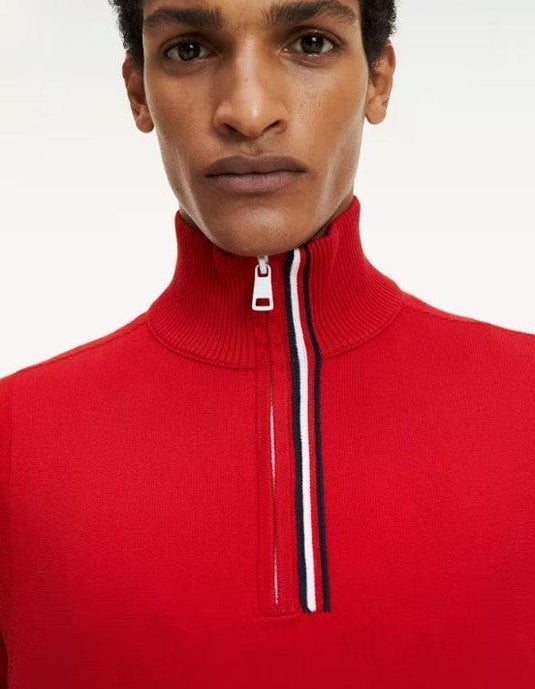 Tommy Hilfiger Mens Soft Half Zip Jumper