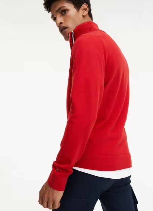 Load image into Gallery viewer, Tommy Hilfiger Mens Soft Half Zip Jumper
