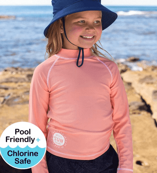 Bedhead Kids Long Sleeve Long Sleeve Rashie With Zip back Top Swimwear