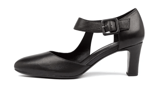Django & Juliette Womens Trinities Black Leather
