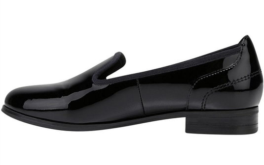 Hush Puppies Womens The Albert - Black Patent
