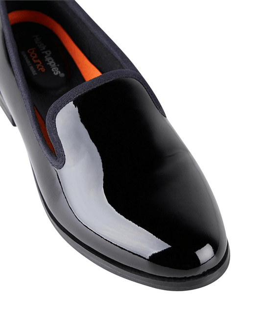 Hush Puppies Womens The Albert - Black Patent