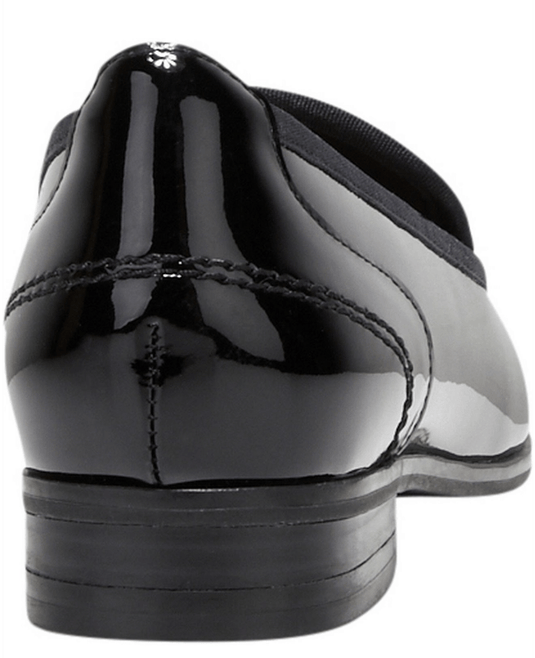 Hush Puppies Womens The Albert - Black Patent