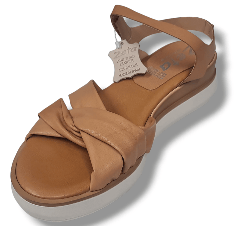 Load image into Gallery viewer, Zeta Womens Deliah Leather Trim Sandals
