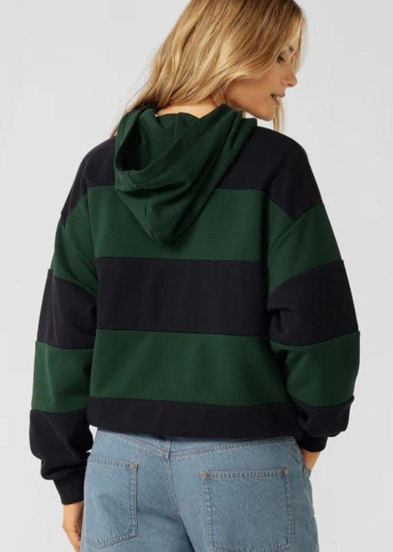 Load image into Gallery viewer, Lorna Jane Womens Heritage Rugby Polo Hoodie
