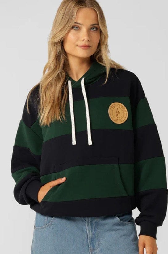 Load image into Gallery viewer, Lorna Jane Womens Heritage Rugby Polo Hoodie
