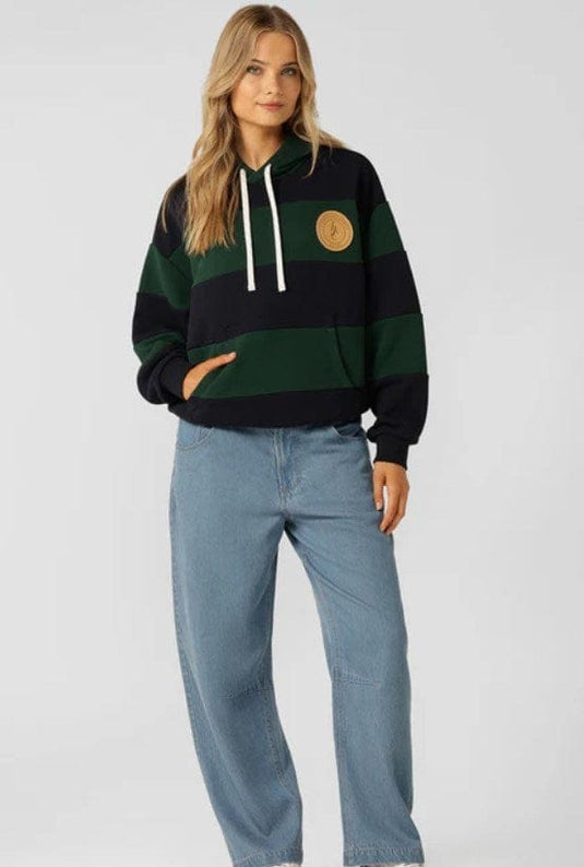 Lorna Jane Womens Heritage Rugby Polo Hoodie
