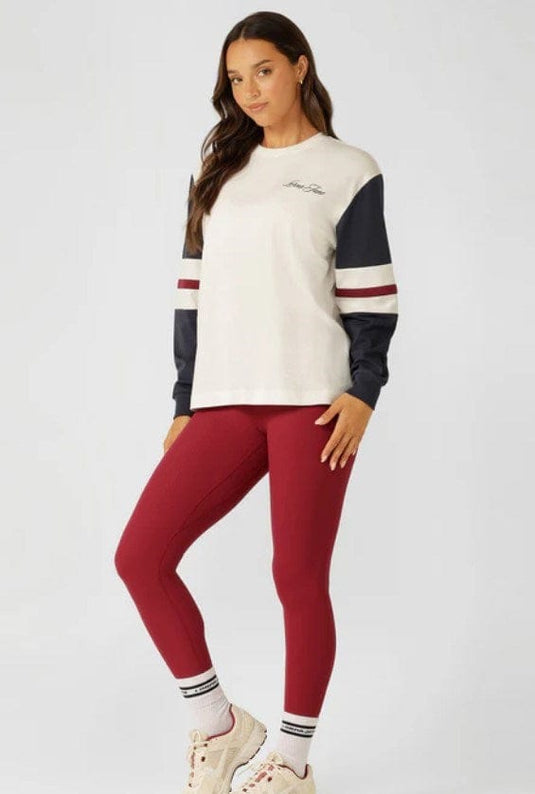 Lorna Jane Womens Varsity Long Sleeve T-Shirt