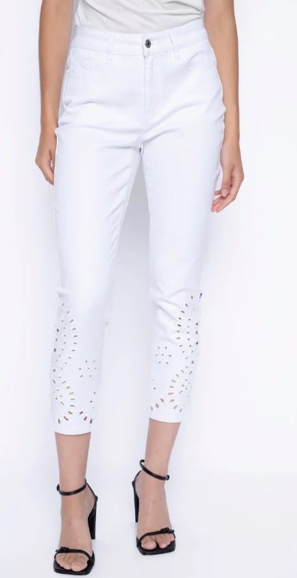 Picadilly Womens Cuffed Capri