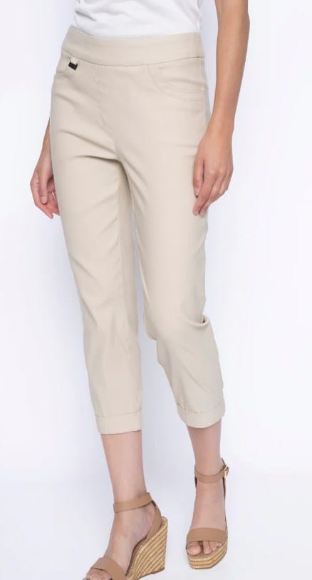 Picadilly Womens Cuffed Capri