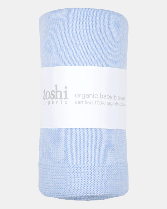 Toshi 100% Organic Cotton Baby Blanket - Sea Breeze
