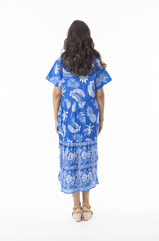 Orientique Womens Comodoro Layered Collar Dress