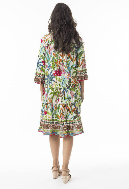 Orientique Womens Ovahe Pleated Dress