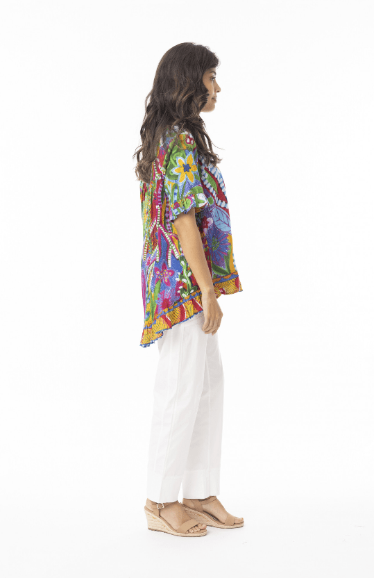 Load image into Gallery viewer, Orientique Womens Ipanema Frill Top
