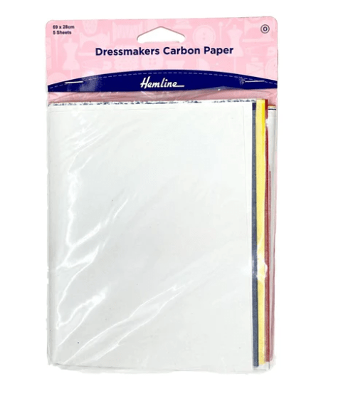 Hemline Dressmakers 69x28cm Carbon Paper 5 Sheets