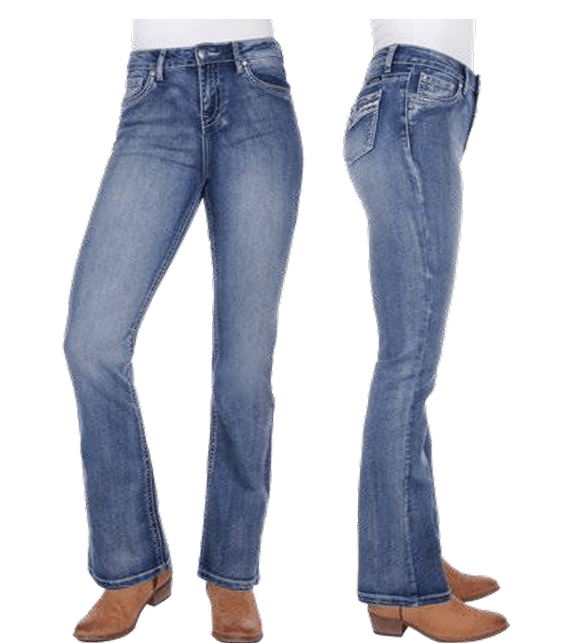 Pure Western Womens Jemma High Rise Bootcut Jean