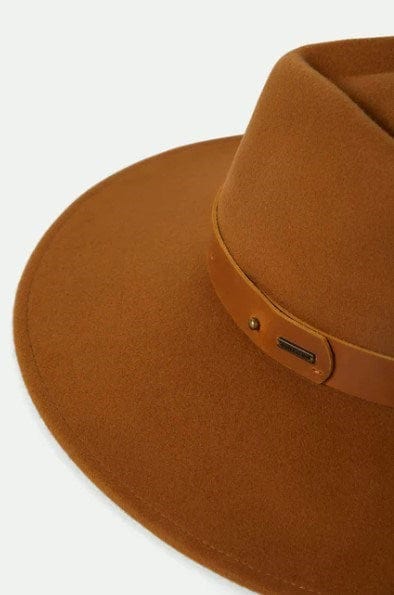 Load image into Gallery viewer, Brixton Eleanor Felt Packable Hat - Washed Copper
