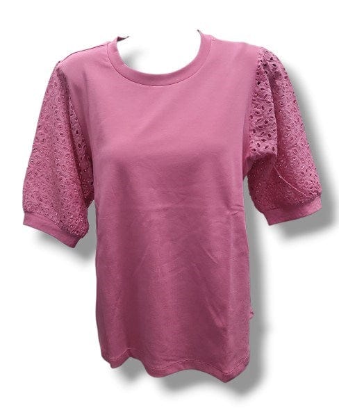 Load image into Gallery viewer, Maglia Womens Bonnie Broiderie Anglais Sleeve Top

