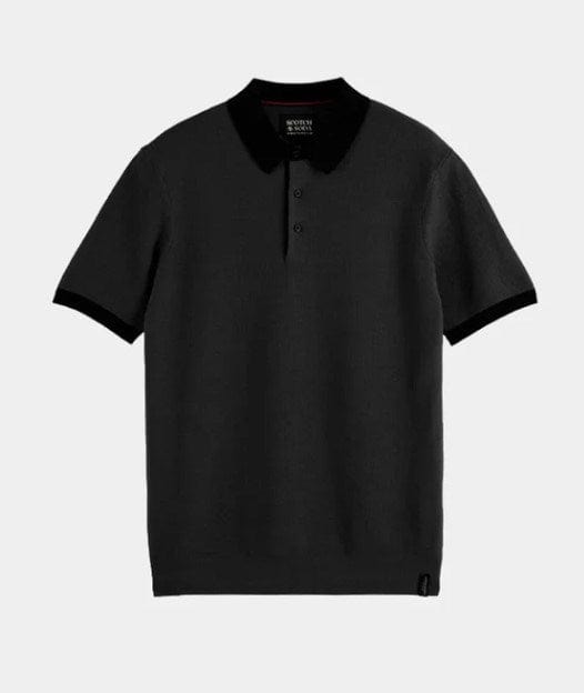 Scotch & Soda Mens Knitted Polo