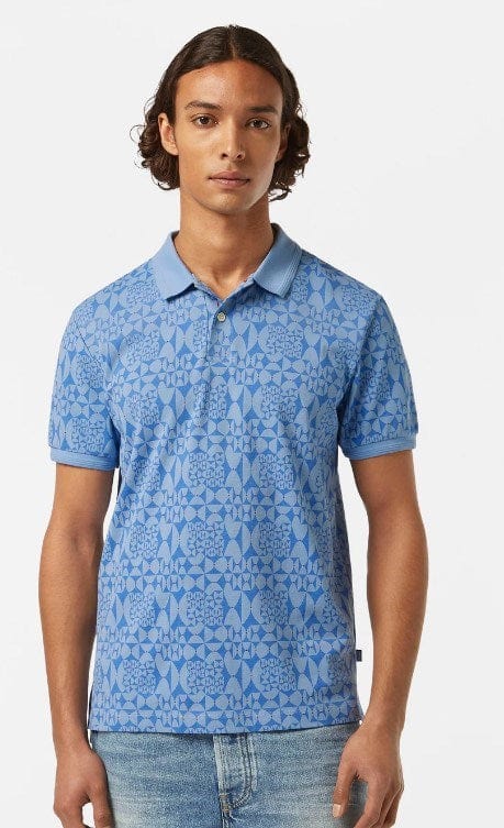 Scotch & Soda Mens Micro Diamond Print Polo