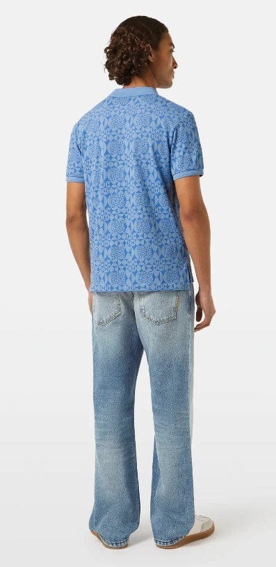 Scotch & Soda Mens Micro Diamond Print Polo