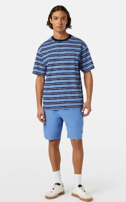 Scotch & Soda Mens Stripe Yarn Dyed Relaxed Fit T Shirt