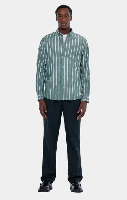 Scotch & Soda Mens Dobby Striped Shirt
