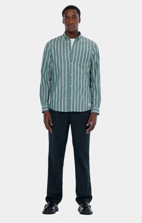 Scotch & Soda Mens Dobby Striped Shirt