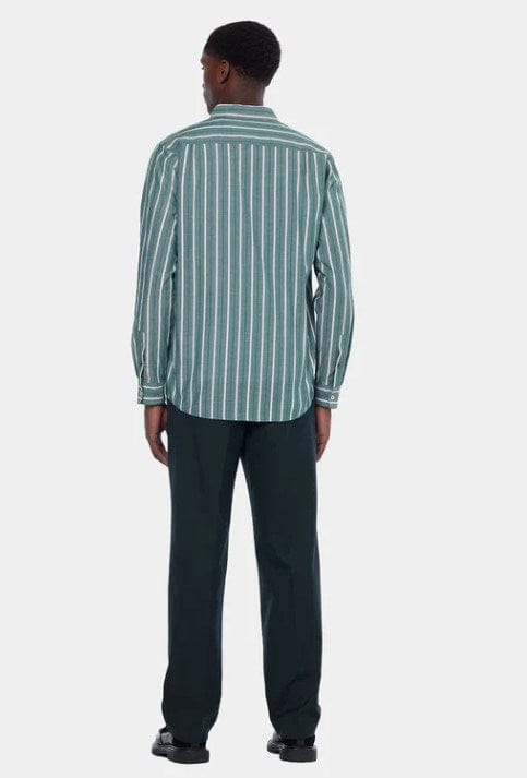 Scotch & Soda Mens Dobby Striped Shirt