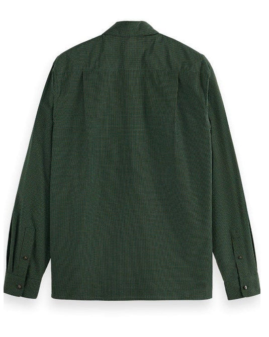 Scotch & Soda Mens Yarn Dyed Micro Check Shirt