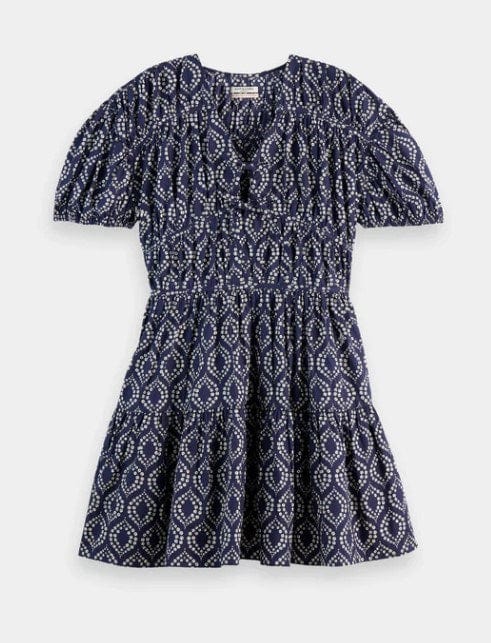 Load image into Gallery viewer, Scotch &amp; Soda Womens Gathered Mini Dress
