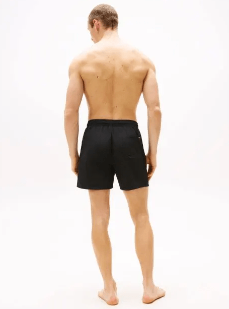 Load image into Gallery viewer, Tommy Hilfiger Mens Drawstring Swim Shorts - Black
