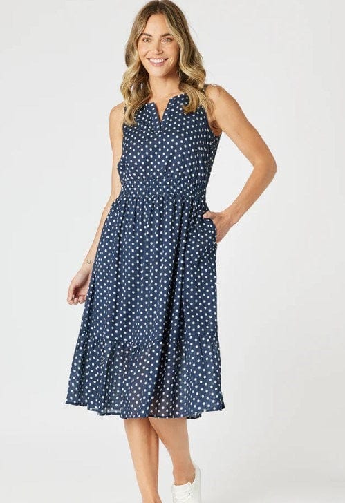 Load image into Gallery viewer, Gordon Smith Womens Get Spotty Print Dress
