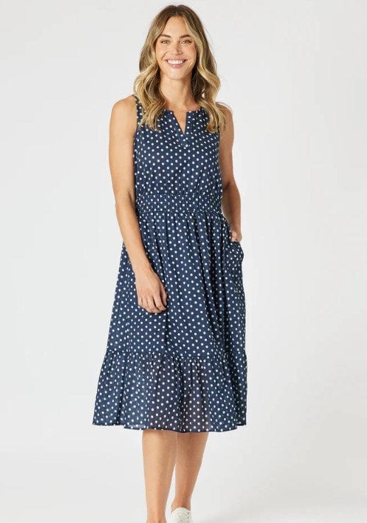 Load image into Gallery viewer, Gordon Smith Womens Get Spotty Print Dress
