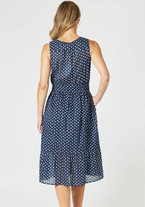 Load image into Gallery viewer, Gordon Smith Womens Get Spotty Print Dress
