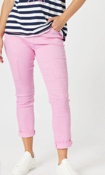 Load image into Gallery viewer, Threadz Womens The Embroidered Patch Jean
