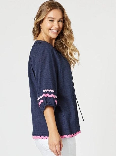 Load image into Gallery viewer, Threadz Womens Ric Rac Top
