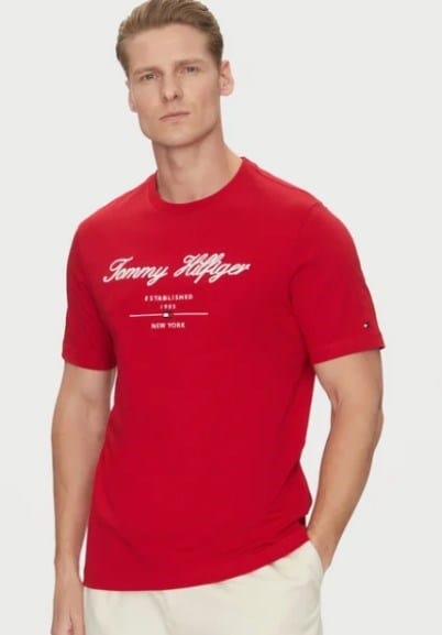 Load image into Gallery viewer, Tommy Hilfiger Mens T-Shirt Script Logo
