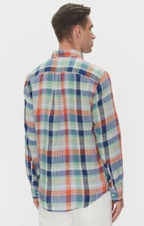 Load image into Gallery viewer, Tommy Hilfiger Mens Linen Madras Check Shirt
