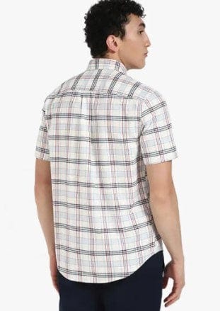 Tommy Hilfiger Mens Oxford Short Sleeve Check Shirt